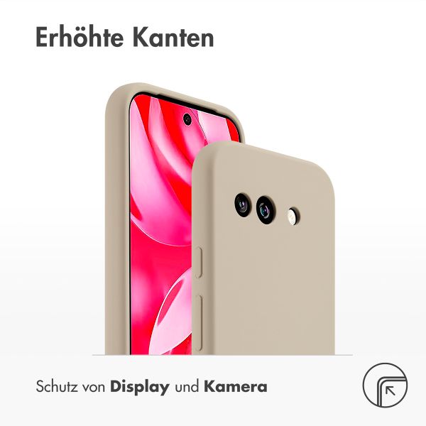 Accezz Liquid Silikoncase Google Pixel 9A - Stone