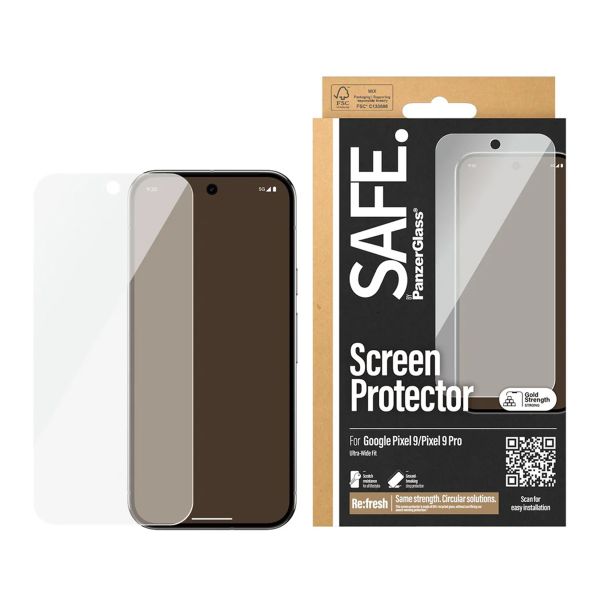 SAFE by PanzerGlass Ultra-Wide Fit Displayschutz Google Pixel 9 / 9 Pro