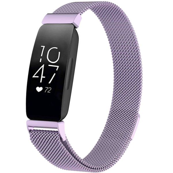 imoshion Mailändische Magnetarmband für das Fitbit Inspire - Größe S - Violett