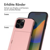 imoshion Backcover mit Kartenfach Apple iPhone 14 Pro - Rosé gold