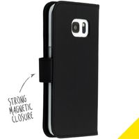 Accezz Wallet TPU Klapphülle Samsung Galaxy S7 - Schwarz