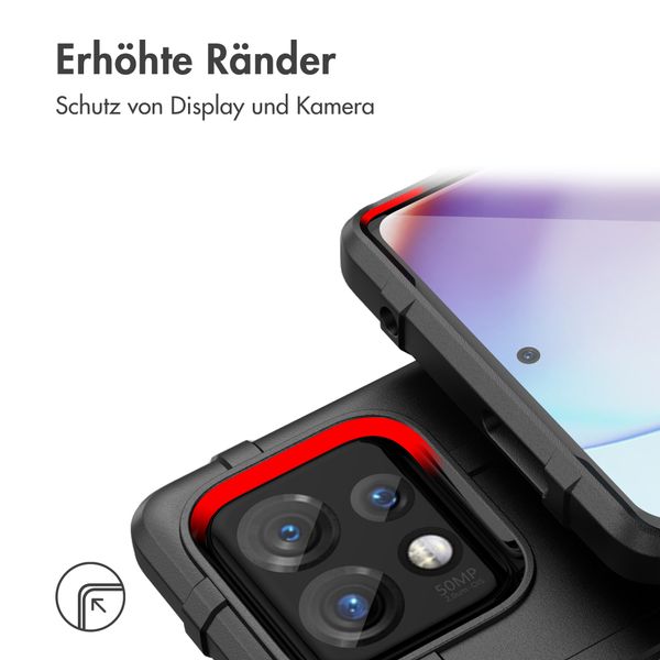 imoshion Rugged Shield Backcover Motorola Edge 40 Pro - Schwarz