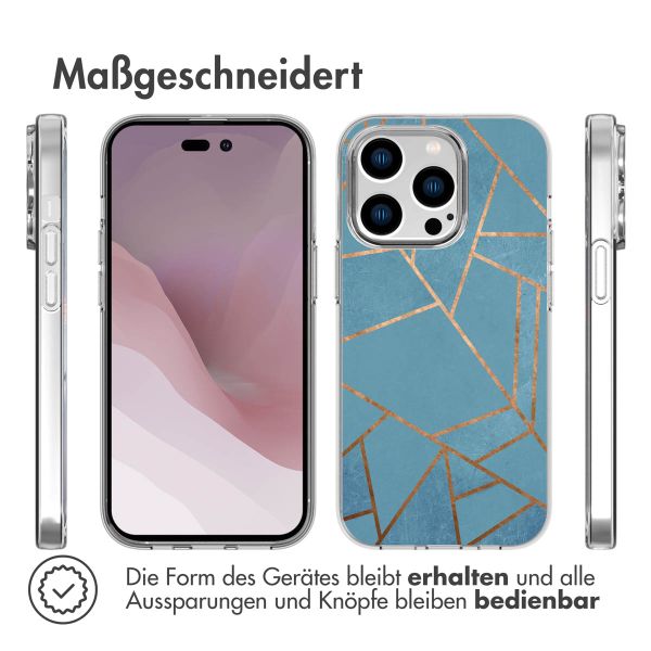 imoshion Design Hülle für das iPhone 14 Pro - Blue Graphic