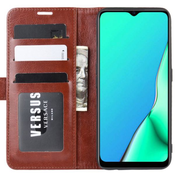Stilvolles Klapphülle Braun Oppo A5 (2020) / A9 (2020)