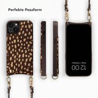 Selencia Nova Echtleder Backcover mit Kartenhalter Apple iPhone 14 / 13 - Fawn Chic