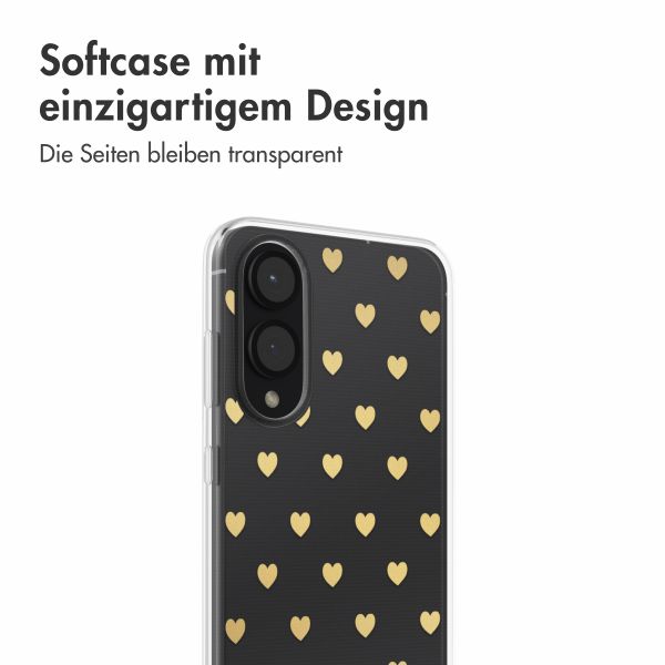 imoshion Design Hülle Samsung Galaxy S25 Edge - Golden Hearts