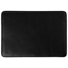 Accezz Leather Laptop Hülle MacBook 13 Zoll - Laptop Sleeve - Schwarz