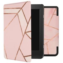 imoshion Design Slim Hard Case Klapphülle Kobo Nia - Pink Graphic
