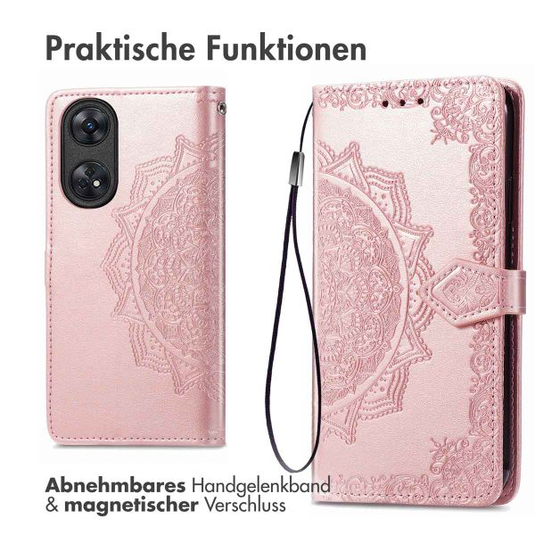 imoshion Mandala Klapphülle Oppo Reno 8 T (4G) - Rosé gold