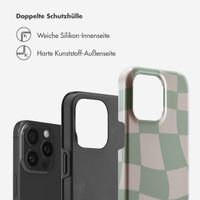 Selencia Vivid Tough Back Cover für das iPhone 15 Pro Max - Groovy Sage Green