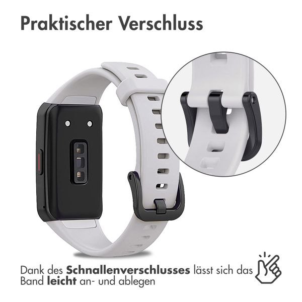 imoshion Silikonband für das  Huawei Band 6 / Honor Band 6 - Grau