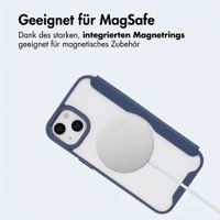 imoshion Transparente Bookcase mit MagSafe Apple iPhone 14 / 13 - Blau