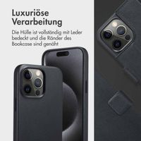 Accezz 2-in-1 Klapphülle aus Leder mit MagSafe Apple iPhone 15 Pro Max - Onyx Black