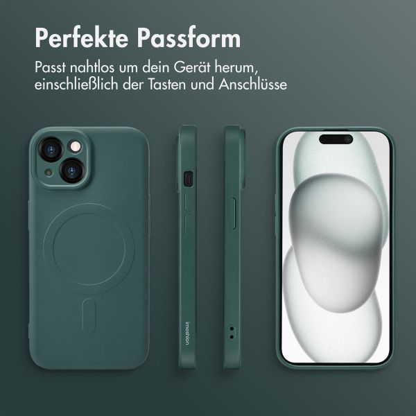 imoshion Color Back Cover mit MagSafe Apple iPhone 15 - Dunkelgrün