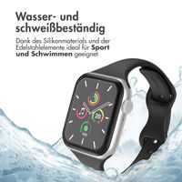 imoshion Slim Silikonarmband für die Apple Watch Series 1-9 / SE (38/40/41 mm) | Series 10 (42 mm) - Schwarz