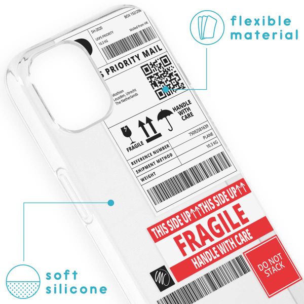 imoshion Design Hülle für das iPhone 13 - Shipping label