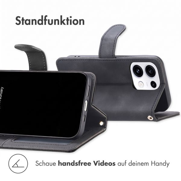 imoshion Klapphülle mit Kordel Oppo Reno 16 / 16 Pro - Schwarz