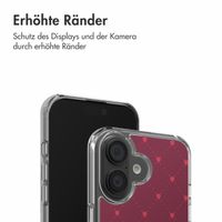 imoshion Design Hülle Apple iPhone 16 - Crush Check Coral Dust