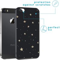 imoshion Design Hülle für das Apple iPhone 5 / 5s / SE - Sterne / Schwarz
