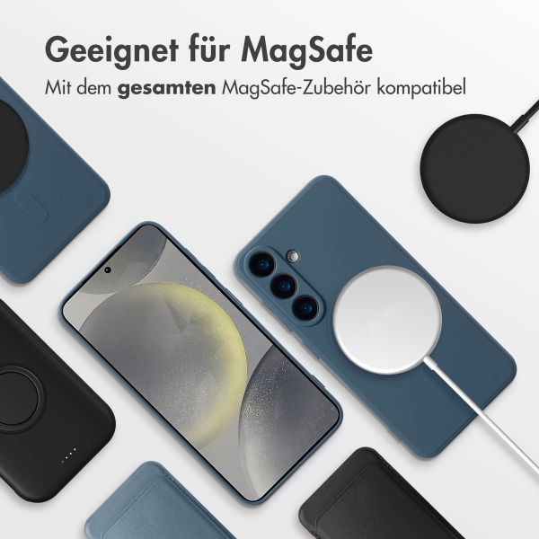 imoshion Color Back Cover mit MagSafe für das Samsung Galaxy S25 - Dunkelblau