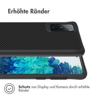 imoshion Rugged Hybrid Carbon Case für das Samsung Galaxy S20 - Black