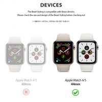 Ringke Bezel Styling für die Apple Watch Series 4 / 5 / 6 - 44 mm - Schwarz