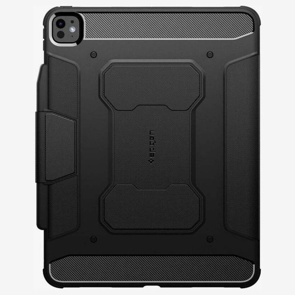 Spigen Rugged Armor Pro Klapphülle Apple iPad Pro 13 (2024) M4 - Schwarz