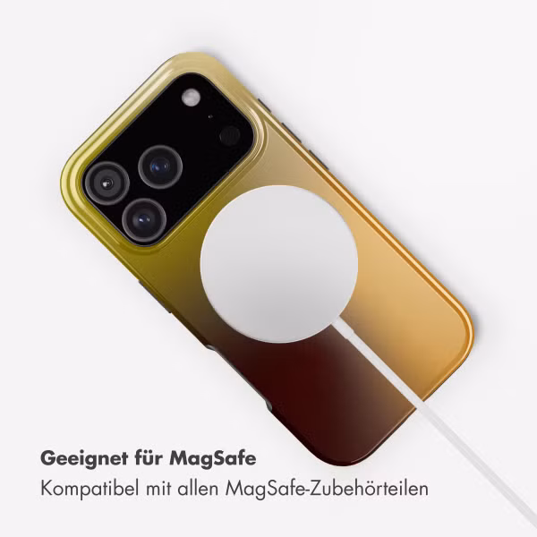 Selencia Vivid Rückabdeckung mit MagSafe Apple iPhone 17 Pro - Gradient Olive Dust