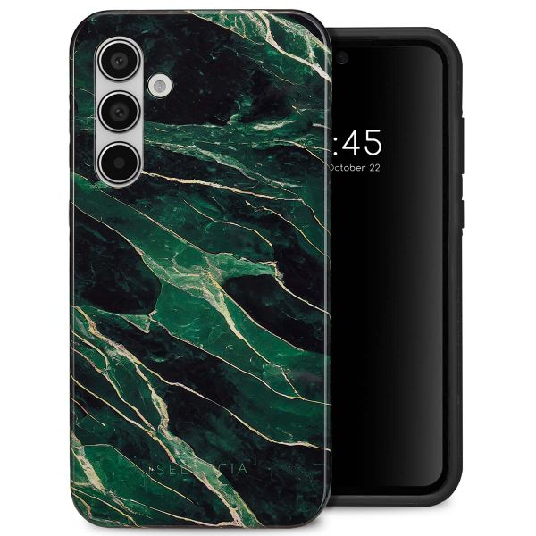 Selencia Vivid Tough Back Cover für das Samsung Galaxy A55 - Chic Marble Quartz