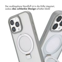 Accezz Ring Stand Backcover mit MagSafe Apple iPhone 16 Pro Max - Grau
