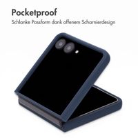 Accezz Liquid Silikoncase Samsung Galaxy Z Flip 8 - Dunkelblau
