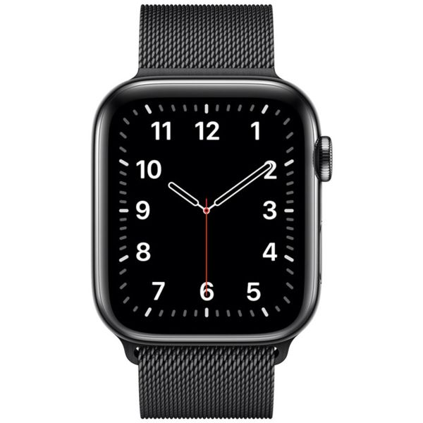 Apple Mailänder Fitness-Armband für das  Apple Watch Series 1 t/m 9 / SE (38/40/41 mm) | Series 10 / 11 (42 mm) - Space Black