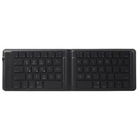 Uniq Forio Faltbare QWERTY Bluetooth-Tastatur - Kabellose Tastatur - Chalk Grey