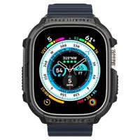 Spigen Rugged Armor™ Case Apple Watch Ultra / Ultra 2 / Ultra 3 - 49 mm - Schwarz