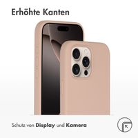 Accezz Liquid Silikoncase mit MagSafe für das iPhone 16 Pro Max - Rosa