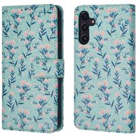 imoshion Design Klapphülle Samsung Galaxy A14 (5G/4G) - Blue Flowers