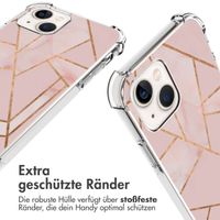 imoshion Design Hülle mit Band für das iPhone 13 - Graphic Pink