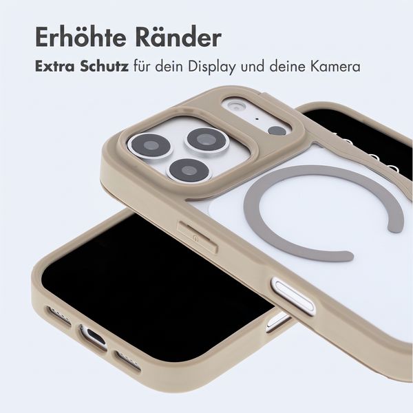 imoshion Transparente Bookcase mit MagSafe Apple iPhone 18 Pro Max / 17 Pro Max - Beige