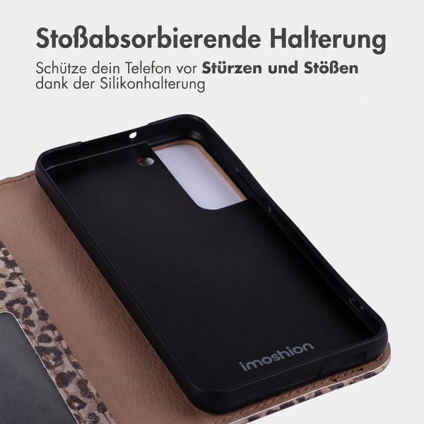 imoshion Design Klapphülle Samsung Galaxy S22 - Leopard Mood