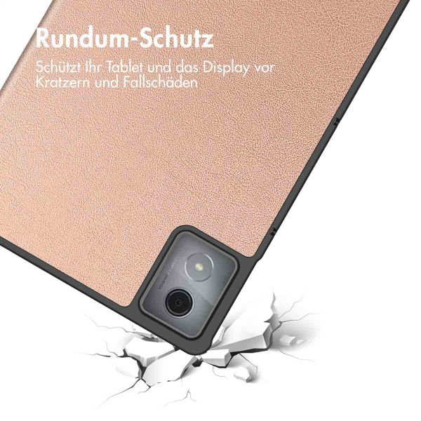imoshion Trifold Klapphülle Lenovo Tab K11 Plus - Rose Gold