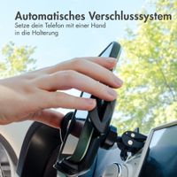 imoshion Handyhalterung für das Auto – Universell – Verstellbar - Lüftungsgitter - Schwarz