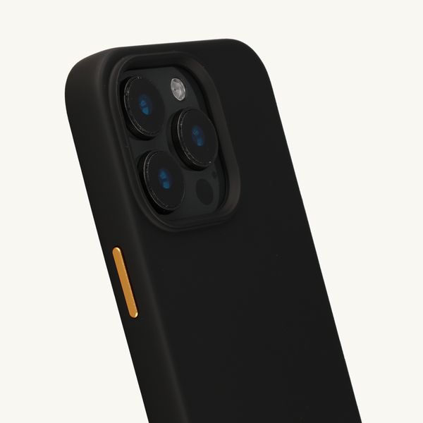 Selencia Rivièra Backcover mit MagSafe mit abnehmbaren Haken Apple iPhone 15 Pro - Velvet Black