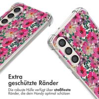 imoshion Design Hülle mit Band Samsung Galaxy S23 Plus - Flower Water