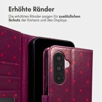imoshion Design Klapphülle Samsung Galaxy A35 - Crush Check Coral Dust