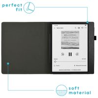imoshion Vegan Leather Klapphülle Kobo Elipsa 2E - Schwarz
