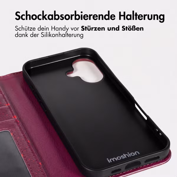 imoshion Design Klapphülle Apple iPhone 17 - Crush Check Coral Dust