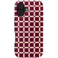 Selencia Vivid Rückabdeckung mit MagSafe Apple iPhone 17 - Check This Burgundy