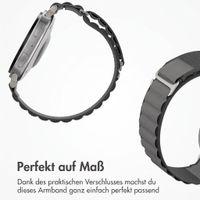 Accezz Nylon Alpine Armband für Samsung Galaxy Watch 9 (40/44mm) / Watch 8 (40/44mm) / Classic (46mm) - Dark Grey