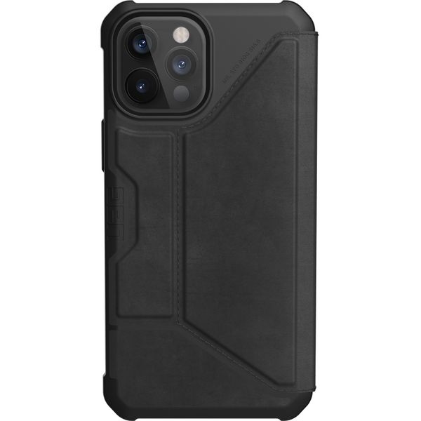 UAG Metropolis Klapphülle iPhone 12 Pro Max - Leather Black