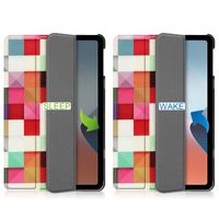 imoshion Design Trifold Klapphülle für das Oppo Pad Air - Colours